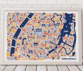 Copenhagen Wall Art HeyPrezzie Scandinavia inspired gifts and Nordic Gift Guide Copenhagen Wall Art HeyPrezzie Scandinavia inspired gifts and Nordic Gift Guide