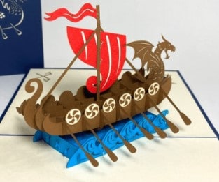 viking pop-up card HeyPrezzie Scandinavia inspired gifts Guide viking pop-up card HeyPrezzie Scandinavia inspired gifts Guide